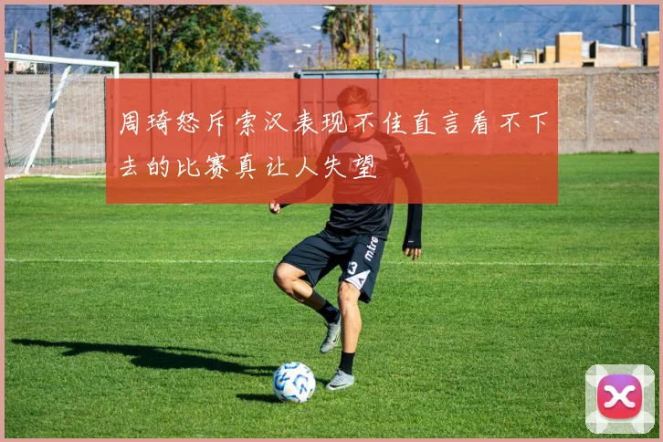 周琦怒斥索汉表现不佳直言看不下去的比赛真让人失望